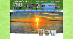 Desktop Screenshot of lakeviewparkinc.com