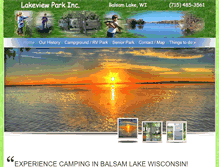 Tablet Screenshot of lakeviewparkinc.com
